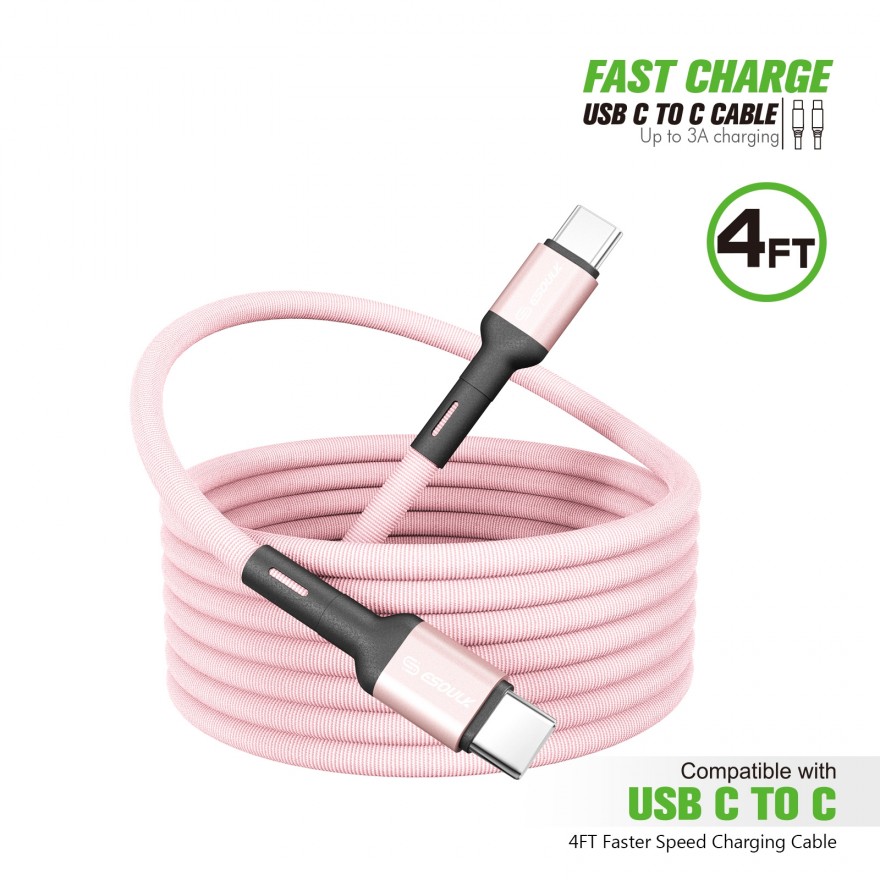 EC50-CC-PK:4FT FABRIC CABLE For C to C