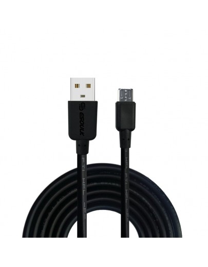 EC30P-MU-BK: Esoulk 5ft  Faster Speed Charging Cable For Micro USB-Black
