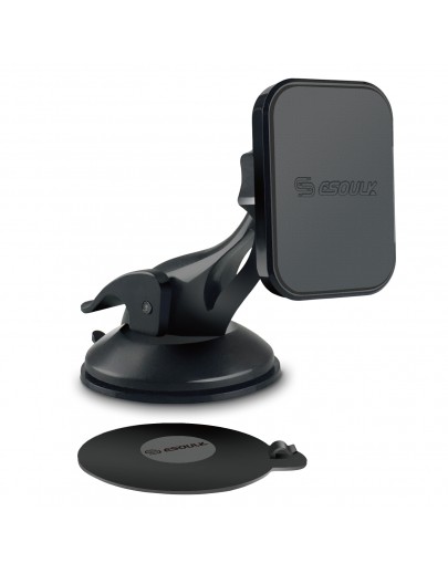 EH04P-BK:Esoulk Magnetic Car Phone Holder Dashboard Windshield Mount With Dashboard Pad
