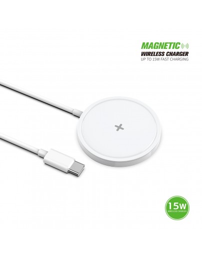 EW07WH: 15W MAGNETIC WIRELESS CHARGER